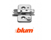 BASES BISAGRAS BLUM H=0 CLIP-TOP CON REGULACIÓN EXCÉNTRICA